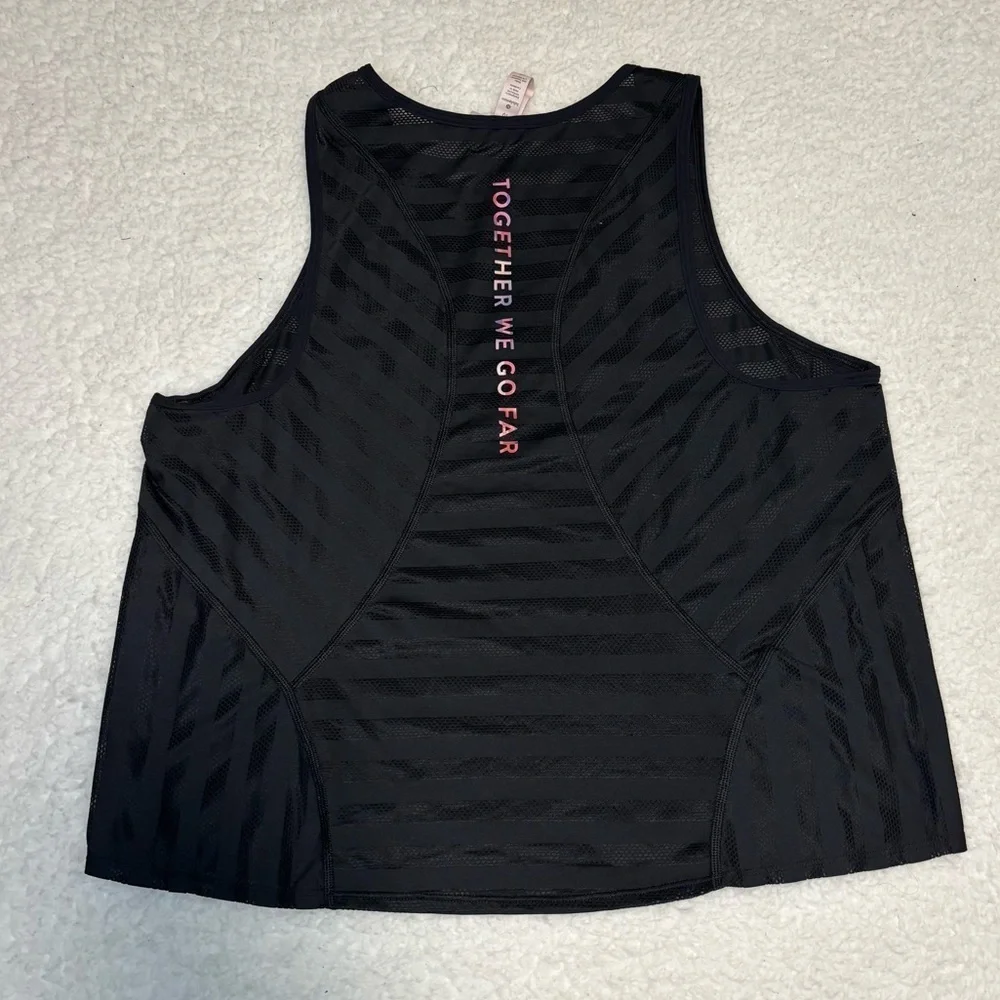 Lululemon x Peloton Women Black “Together We Go Far” Running Tank Top